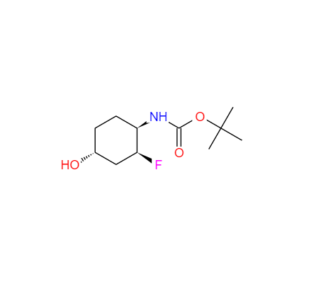 CAS： 1788041-38-2，中文名稱： N-[(1S,2R,4S)-REL-2-氟-4-羥基環(huán)己基]氨基甲酸叔丁酯