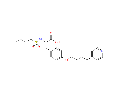 CAS： 149490-61-9，中文名稱： 鹽酸替羅非班雜質C 英文名稱：Tirofiban hydrochloride monohydrate Impurity C 