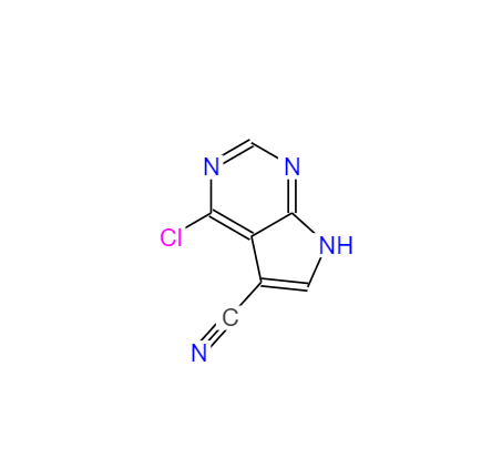CAS：24391-41-1，中文名稱：4-氯7H-吡咯并[2,3-d]嘧啶-5-甲腈 英文名稱：4-chloro-7H-pyrrolo[2,3-d]pyrimidine-5-carbonitrile