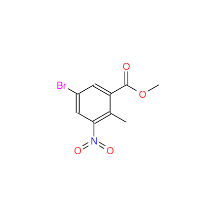  CAS： 220514-28-3，中文名稱： 5-溴-2-甲基-3-硝基苯甲酸甲酯 英文名稱：Methyl5-bromo-2-methyl-3-nitrobenzoate