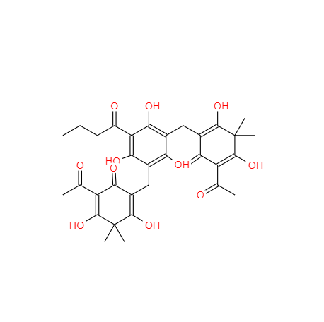 CAS： 38226-84-5，中文名稱： 綿馬酸ABA 英文名稱：TrisalbaspidinABA 