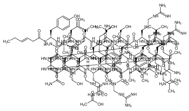 CAS： 901758-09-6，中文名稱： 醋酸替莫瑞林 英文名稱：Tesamorelin acetate 
