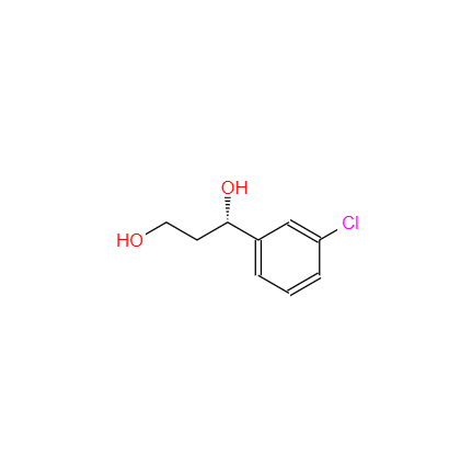 CAS： 625095-57-0，中文名稱： (S)-1-(3-氯苯基)-1,3-丙二醇 英文名稱： (S)-1-(3-chlorophenyl)-1,3-propanediol 