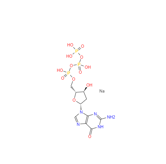  CAS： 93919-41-6，中文名稱(chēng)： 2’-脫氧鳥(niǎo)苷-5’-三磷酸 英文名稱(chēng)：dGTP