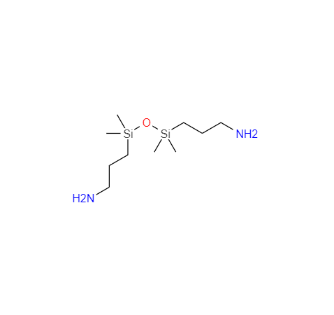 CAS： 2469-55-8，中文名稱： 1,3-雙(3-氨基丙基)-1,1,3,3-四甲基二硅氧烷 英文名稱：1,3-Bis(aminopropyl)tetramethyldisiloxane 
