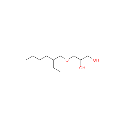 CAS： 70445-33-9，中文名稱： 辛氧基甘油 英文名稱：3-[2-(Ethylhexyl)oxyl]-1,2-propandiol 