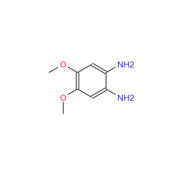  CAS： 27841-33-4，中文名稱： 4,5-二甲氧基-1,2-苯二胺 英文名稱：4,5-Dimethoxy-1,2-phenylenediamine
