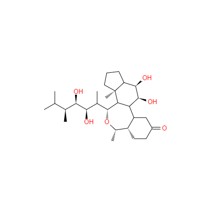 CAS： 72962-43-7，中文名稱： 蕓苔素內(nèi)酯 英文名稱：Brassinolide 