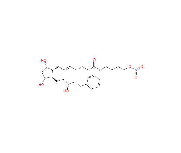 CAS： 860005-21-6，中文名稱： 拉坦前列素 英文名稱：Latanoprostene Bunod 