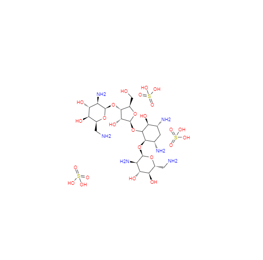 CAS： 25389-98-4，中文名稱： 新霉素 B 硫酸鹽 英文名稱：Neomycin B Sulfate 