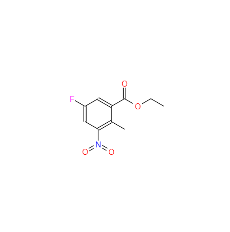 CAS： 1342359-36-7，中文名稱： 5-氟-2-甲基-3-硝基苯甲酸乙酯 英文名稱：Ethyl5-fluoro-2-methyl-3-nitrobenzoate 