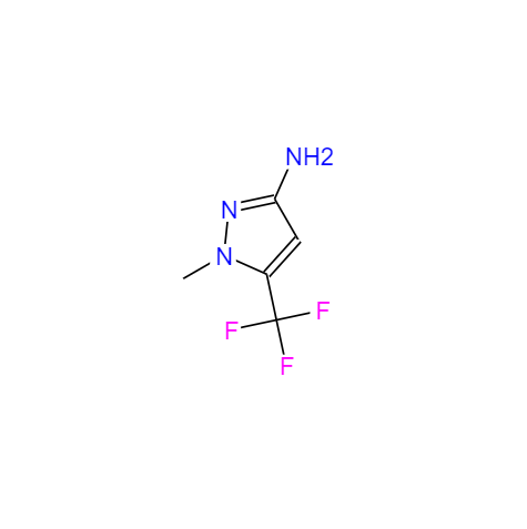 CAS： 149978-42-7，中文名稱(chēng)： 1-甲基-5-(三氟甲基)-1H-吡唑-3-胺 英文名稱(chēng)：1-Methyl-5-(trifluoromethyl)-1H-pyrazol-3-amine