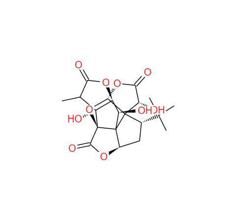 CAS： 15291-77-7，中文名稱： 銀杏內(nèi)酯B 英文名稱：Ginkgolide B 