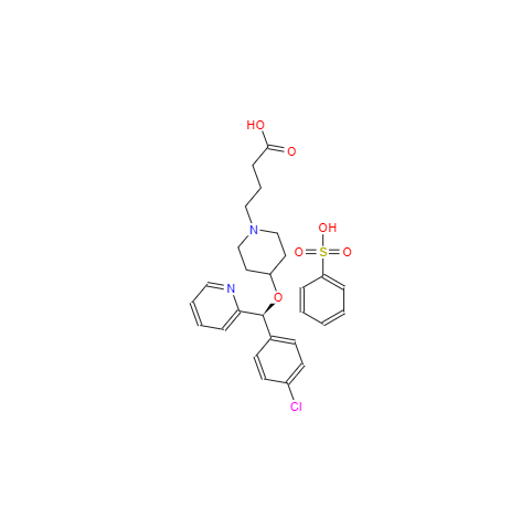 CAS： 190786-44-8，中文名稱： 苯磺酸貝他斯汀 英文名稱：Bepotastine Beslilat 
