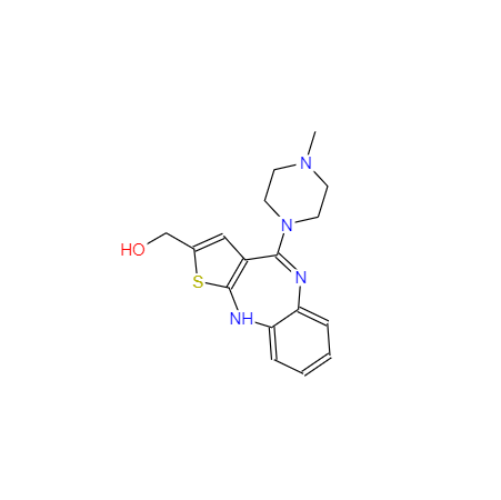 CAS： 174756-45-7，中文名稱： 奧氮平-2-羥基雜質(zhì) 英文名稱：2-Hydroxymethyl Olanzapine 