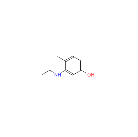 CAS： 120-37-6，中文名稱： 3-(乙基氨基)-4-甲酚 英文名稱：3-(Ethylamino)-p-cresol 