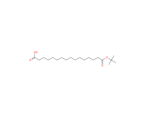 CAS： 843666-27-3，中文名稱： 十六烷基二酸單叔丁酯 英文名稱：tert-Butyl Hydrogen Hexadecanedioate 