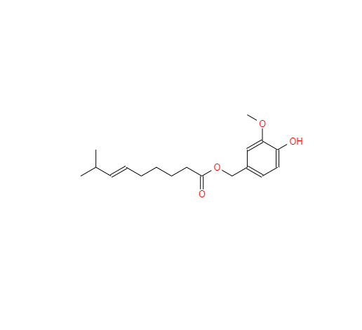 CAS： 205687-01-0，中文名稱(chēng)： 辣椒素酯 英文名稱(chēng)：Capsiate 