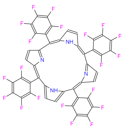  CAS：25440-14-6，中文名稱：5,10,15,20-四(五氟苯基)卟啉， 英文名稱：5,10,15,20-Tetrakis(pentafluorophenyl)porphyrin