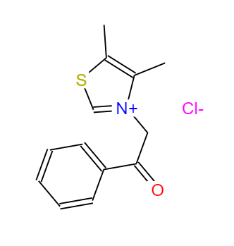 CAS：341028-37-3，中文名稱(chēng)：4,5-二甲基-3-(2-氧代-2-苯基乙基)噻唑氯化物 ，英文名稱(chēng)：Alagebriumchloride 