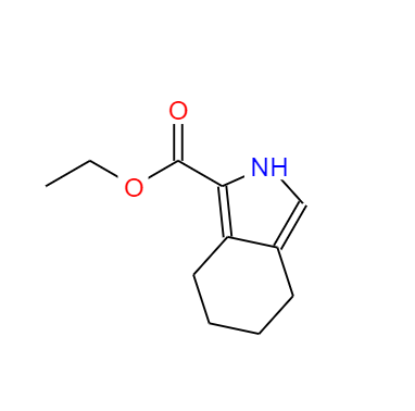 CAS：65880-17-3，中文名稱(chēng)：4,5,6,7-四氫異吲哚-1-羧酸乙酯 ，英文名稱(chēng)：Ethyl 4,5,6,7-tetrahydro-2H-isoindole-1-carboxylate 