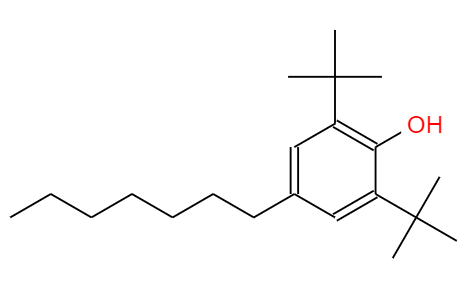  CAS：765956-84-1，中文名稱：2,6-二叔丁基-4-庚基苯酚， 英文名稱：2,6-di-tert-butyl-4-Heptylphenol