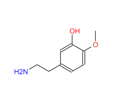CAS：3213-30-7，3-羥基-4-甲氧基苯乙胺