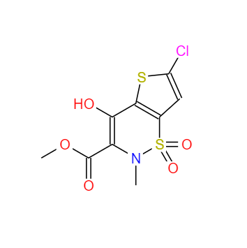 CAS：70415-50-8,，6-氯-4-羥基-2-甲基-2-甲基-2H-噻吩并[2,3-e][1,2]噻嗪-3-羧酸甲酯1,1-二氧化物 