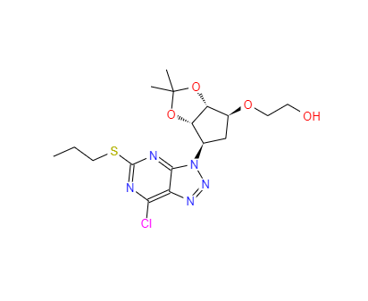 CAS：376608-75-2，基)-4-嘧啶基]氨基]四氫-2,2-二甲基-4H-環(huán)戊烯并- 1,3-二惡茂-4-基]氧基]乙醇 