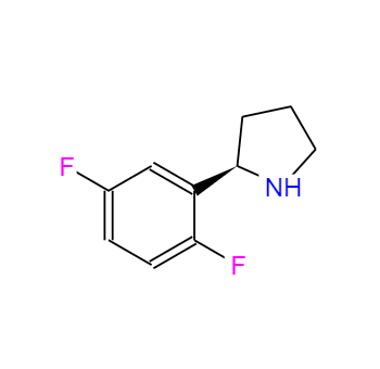 CAS：1218935-59-1，(2R)-2-(2,5-二氟苯基)吡咯烷 
