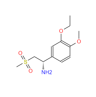 CAS：608141-42-0，(S)-1-(3-乙氧基-4-甲氧基苯基)-2-(甲基磺?；?乙胺 