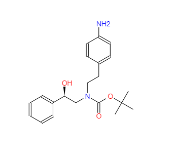CAS：223673-36-7，N-[2-(4-氨基苯基)乙基]-N-[(2R)-2-羥基-2-苯基乙基]氨基甲酸叔丁酯 