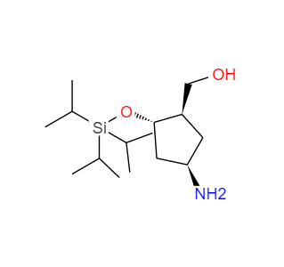 CAS：1644346-71-3，((1R,2S,4R)-4-氨基-2-((三異丙基甲硅烷基)氧基)環(huán)戊基)甲醇 