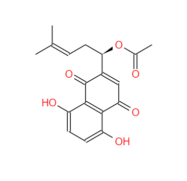 CAS：24502-78-1，乙酰紫草素