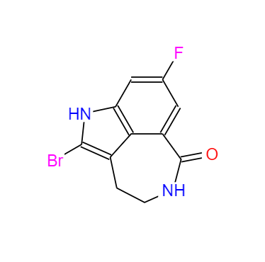 CAS：283173-80-8，2-溴-8-氟-4,5-二氫-1H-氮雜并[5,4,3-cd]吲哚-6(3H)-酮