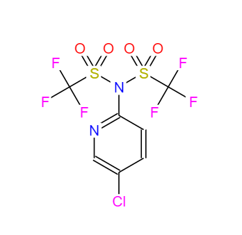 CAS：145100-51-2，N-(5-氯-2-吡啶基)雙(三氟甲烷磺酰亞胺) 