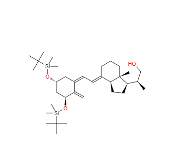 CAS：128387-35-9，，((1A，3B，5E，7E)-20-羥甲基-9，10-開環(huán)膽甾-1，3，-雙叔丁基二甲基硅氧基-5，7，10(19)-三烯) 