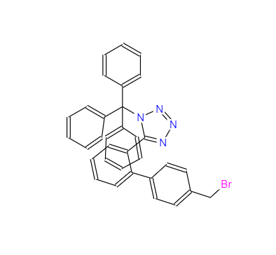 CAS：124750-51-2，N-(三苯基甲基)-5-(4'-溴甲基聯(lián)苯-2-基)四氮唑 