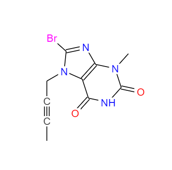 CAS：666816-98-4，8-溴-7-(2-丁炔基)-3-甲基黃嘌呤 