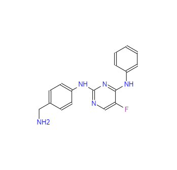 CAS：916603-07-1，N2-(4-(氨甲基)苯)-5-氟-N4-苯基嘧啶-2,4-二胺