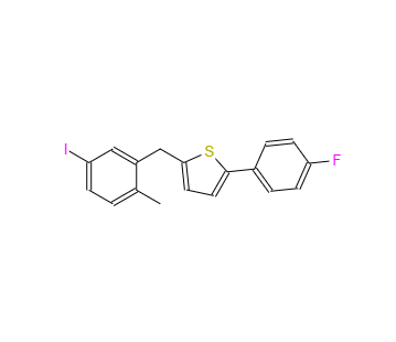 CAS：898566-17-1，2-(4-氟苯基)-5-[(5-碘-2-甲基苯基)甲基]噻吩