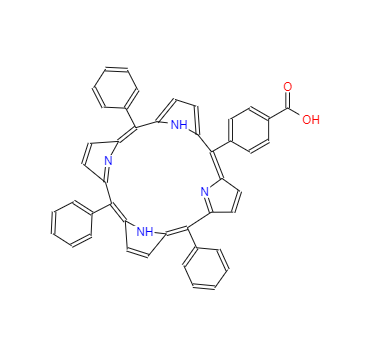 CAS：95051-10-8，5-(4-羧苯基)-10,15,2-三苯基卟啉