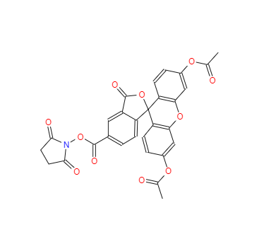 CAS：150347-59-4，5(6)-羧基二乙酸熒光素琥珀酰亞胺酯 