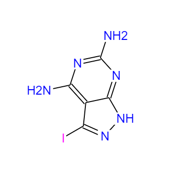 CAS：398117-44-7，1H-Pyrazolo[3,4-d]pyrimidine-4,6-diamine, 3-iodo