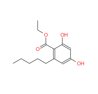 CAS：38862-65-6，2,4-二羥基,6-戊烷基苯甲酸乙酯