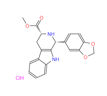 CAS：171752-68-4，順式-(1R,3R)-1,2,3,4-四氫-1-(3,4-亞甲二氧基苯基)-9H-吡啶并[3,4-B]吲哚-3-羧酸甲酯鹽酸鹽
