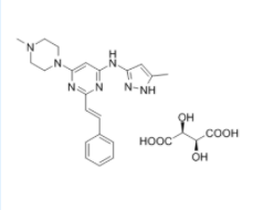 CAS：1291074-87-7，ENMD-2076 L-(+)-酒石酸