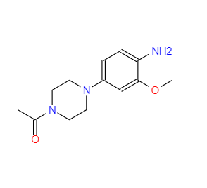 CAS：1021426-42-5，1-[4-(4-氨基-3-甲氧基苯基)哌嗪-1-基]乙-1-酮