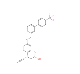 CAS：865231-46-5，(BETAS)-BETA-1-丙炔-1-基-4-[[4'-(三氟甲基)[1,1'-聯(lián)苯]-3-基]甲氧基]苯丙酸